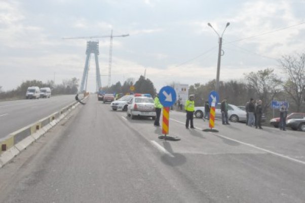 Vezi când se întrerupe traficul rutier pe Podul de la Agigea